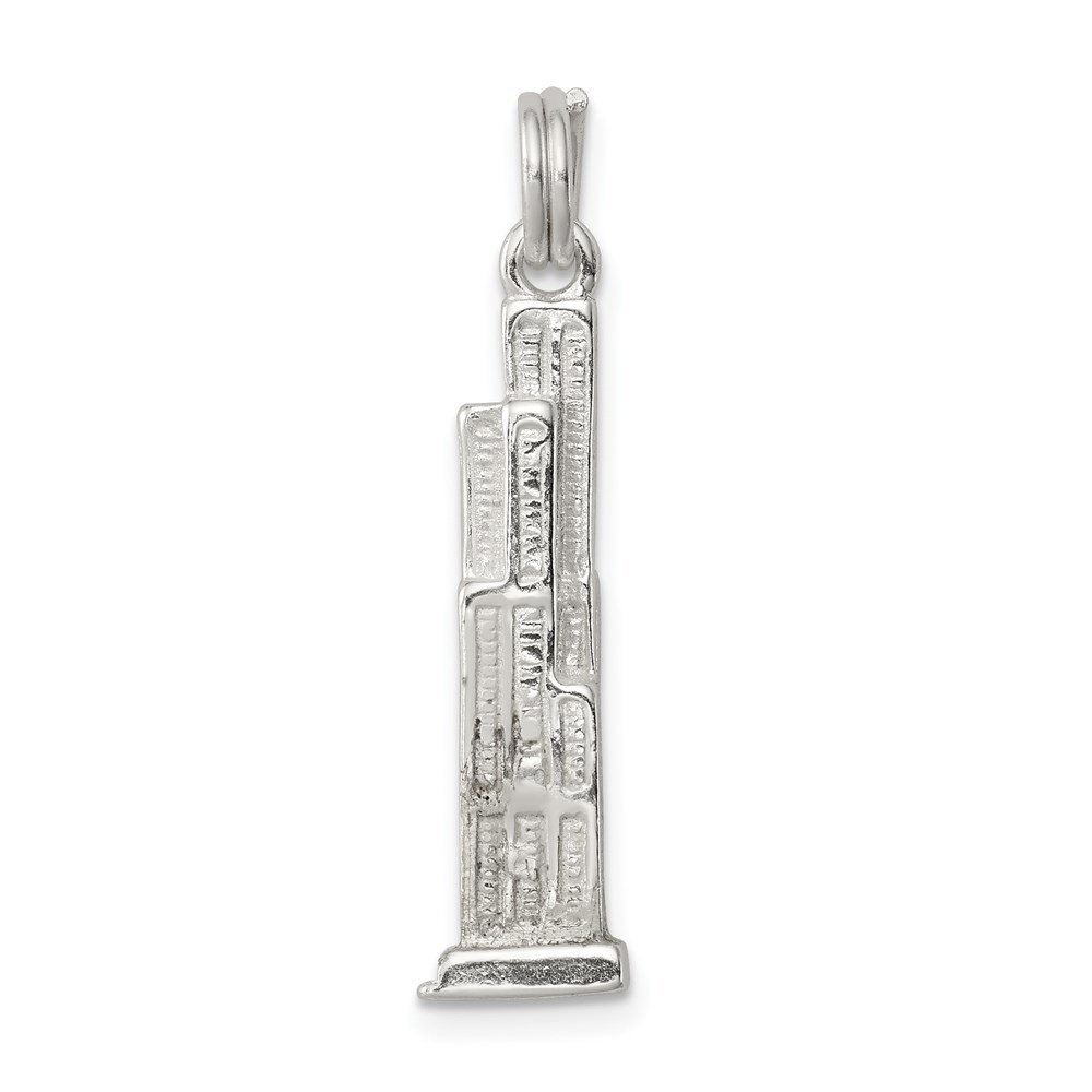 925 Sterling Silver Travel Theme Sears Tower Building Charm